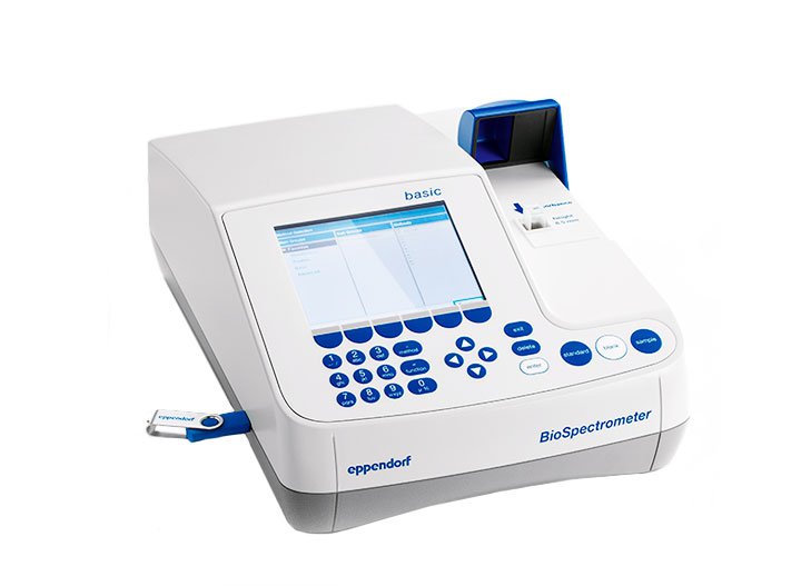Biospectrometer Spektralphotometer für Messungen im UV-und Vis Bereich.