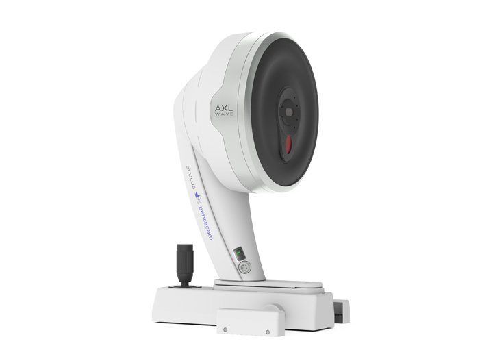 Pentacam AXL Wave Die Pentacam® AXL Wave ermöglicht Wellenfrontaberrometrie des gesamten Auges, objektive Refraktion, Retroillumination, optische Biometrie und Scheimpflugtomografie. 