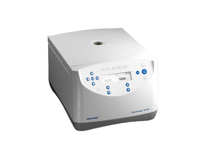 Centrifuge 5430 and 5430R 30-unit premium micro centrifuge.