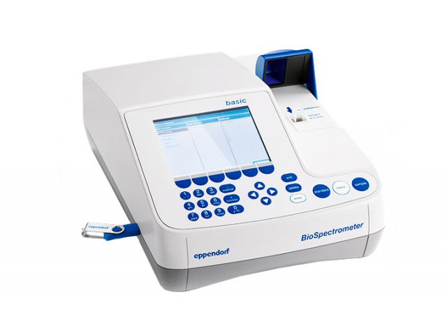 Spectrophotometer for measurements in the UV and VIS range. 