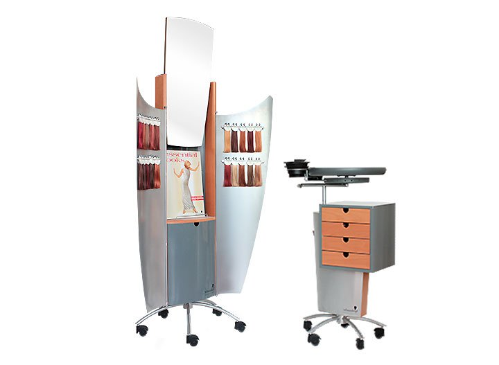 Color Gallery + Color Artist The Schwarzkopf Color Gallery + Color ArtistFunctional is a furniture for professional colour consulting and treatment.