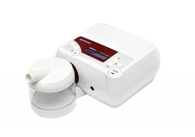 CPAP device for the treatment of sleep apnoea. 