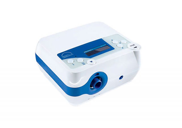 CPAP device for the treatment of sleep apnoea. 