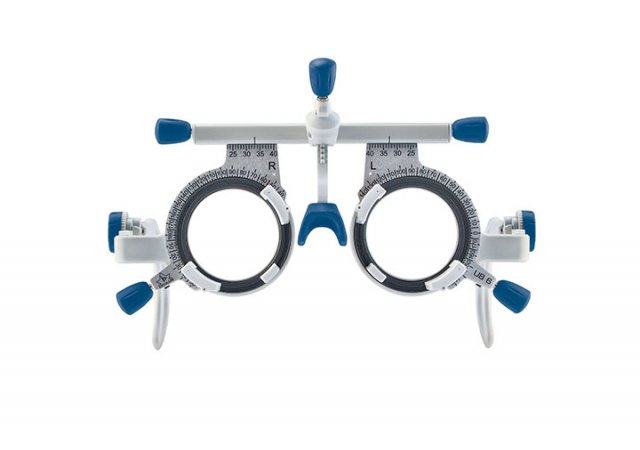Measuring  glasses for manual refraction. 